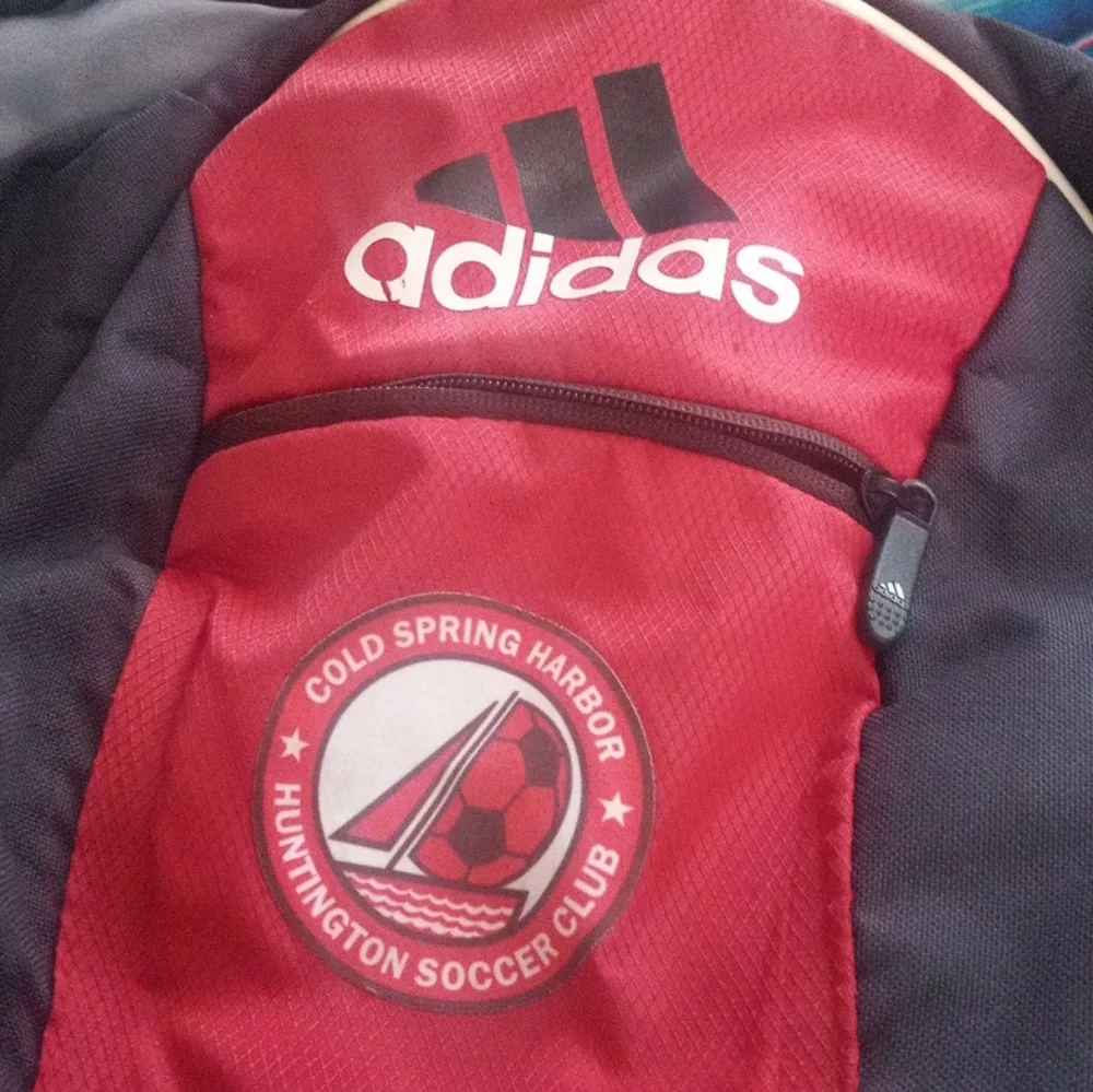 Red Adidas Bookbag Cold Spring Harbor Huntington Soccer Club